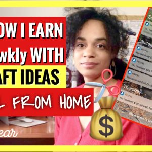 [VIDEO] How I Earn $1200/weekly With Handmade Crafts Ideas To Sell From Home