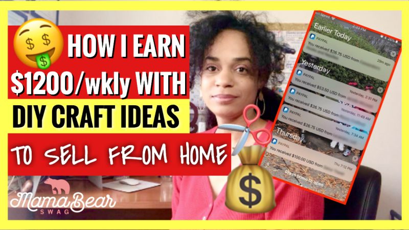 [VIDEO] How I Earn $1200/weekly With Handmade Crafts Ideas To Sell From Home