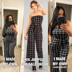SEW THE LOOK Easy DIY Jumpsuit Romper Casual Dress Down or Dress Up